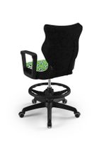 Entelo, Norm, krzesło młodzieżowe z podnóżkiem i podłokietnikami, wzrost 146-176,5 cm, piłki