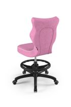 Entelo, Petit, krzesło biurowe z podnóżkiem, wzrost 159-188 cm, różowe