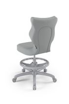 Entelo, Petit, krzesło biurowe z podnóżkiem, wzrost 159-188 cm, szare