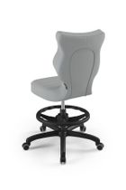 Entelo, Petit, krzesło biurowe z podnóżkiem, wzrost 159-188 cm, szare