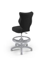 Entelo, Petit, krzesło dziecięce z podnóżkiem, wzrost 119-142 cm, antracytowe