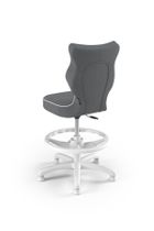 Entelo, Petit, krzesło dziecięce z podnóżkiem, wzrost 119-142 cm, ciemno szare