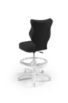 Entelo, Petit, krzesło dziecięce z podnóżkiem, wzrost 119-142 cm, czarne