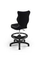 Entelo, Petit, krzesło dziecięce z podnóżkiem, wzrost 119-142 cm, czarne