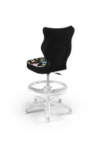 Entelo, Petit, krzesło dziecięce z podnóżkiem, wzrost 119-142 cm, dinozaury