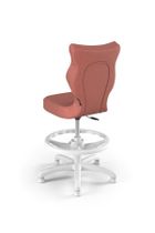 Entelo, Petit, krzesło dziecięce z podnóżkiem, wzrost 119-142 cm, różowe