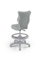 Entelo, Petit, krzesło dziecięce z podnóżkiem, wzrost 119-142 cm, szare