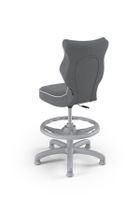Entelo, Petit, krzesło dziecięce z podnóżkiem, wzrost 133-159 cm, ciemno szare