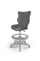 Entelo, Petit, krzesło dziecięce z podnóżkiem, wzrost 133-159 cm, ciemno szare