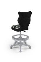 Entelo, Petit, krzesło dziecięce z podnóżkiem, wzrost 133-159 cm, moro