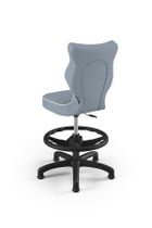 Entelo, Petit, krzesło dziecięce z podnóżkiem, wzrost 133-159 cm, niebieskie