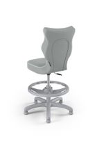 Entelo, Petit, krzesło dziecięce z podnóżkiem, wzrost 133-159 cm, szare