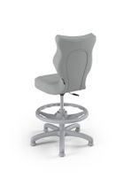 Entelo, Petit, krzesło dziecięce z podnóżkiem, wzrost 133-159 cm, szare