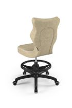 Entelo, Petit, krzesło młodzieżowe z podnóżkiem, wzrost 146-176,5 cm, beżowe