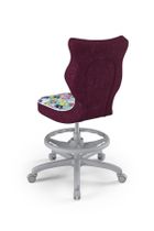 Entelo, Petit, krzesło młodzieżowe z podnóżkiem, wzrost 146-176,5 cm, sowy