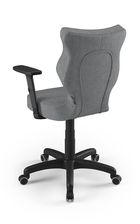 Entelo, Uni, krzesło biurowe z podłokietnikami, wzrost 159-188 cm, szare