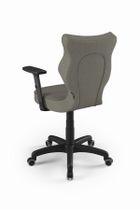 Entelo, Uni, krzesło biurowe z podłokietnikami, wzrost 159-188 cm, szary