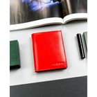 Etui na dokumenty, czerwone, skórzane, 4U Cavaldi