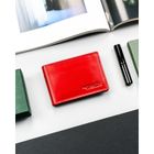 Etui na karty, czerwone, skórzane, 4U Cavaldi