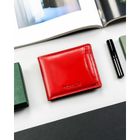 Etui na karty, czerwone, skórzane, 4U Cavaldi