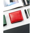 Etui na karty, czerwone, skórzane, 4U Cavaldi