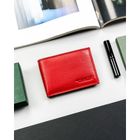 Etui na karty i dokumenty, czerwone, skórzane, 4U Cavaldi