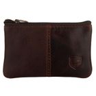 Etui na klucze, brązowe, skórzane, Peterson