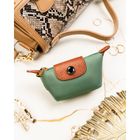 Etui na klucze, jasnozielone, skóra ekologiczna, Peterson