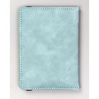 Etui na paszport, niebieskie, skóra ekologiczna, Peterson