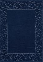 Eurofirany, dywanik łazienkowy, Nika, 50-70 cm, granatowy