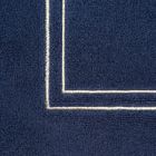 Eurofirany, dywanik łazienkowy Olivia, 50-70 cm, granatowy