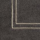 Eurofirany, dywanik łazienkowy Olivia, 50-70 cm, stalowy