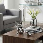 Eurofirany, figurka dekoracyjna, Fabio, 13-10-19 cm, srebrny