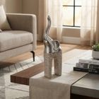 Eurofirany, figurka dekoracyjna, Laila, 11-7-30 cm, srebrny