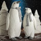 Eurofirany, figurka świąteczna, 23-14-50 cm, biały