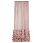 Eurofirany, firana gotowa, Dolly, na taśmie, 140-250 cm, różowy