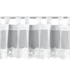 Eurofirany, firana gotowa, Kaja, na szelkach, 150-40 cm, biały