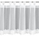 Eurofirany, firana gotowa, Kaja, na szelkach, 150-70 cm, biały