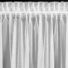 Eurofirany, firana gotowa, Leti, na taśmie, 150-40 cm, biały