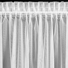 Eurofirany, firana gotowa, Leti, na taśmie, 150-70 cm, biały