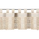 Eurofirany, firana gotowa, Maddeline, na szelkach, 150-35 cm, jasnobeżowy