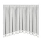 Eurofirany, firana gotowa, na taśmie, Luisa, 160-400 cm, biały