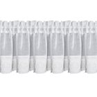 Eurofirany, firana zaciemniająca gotowa, Lari, na taśmie, 150-30 cm, biały