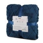 Eurofirany, koc d91 Caro, 150-200 cm, granatowy