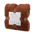 Eurofirany, koc d91, Caro, 200-220 cm, ceglasty