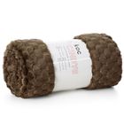 Eurofirany, koc d91 cindy6, 170-210 cm, ciemnobrązowy