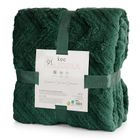 Eurofirany, koc d91 jodła, 200-220 cm, ciemnozielony