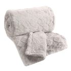 Eurofirany, koc d91, Nancy, 200-220 cm, srebrny