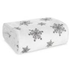 Eurofirany, koc świąteczny, Blink, 150-200 cm, biały