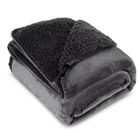 Eurofirany, koc Tedy, stalowy, 170-210 cm